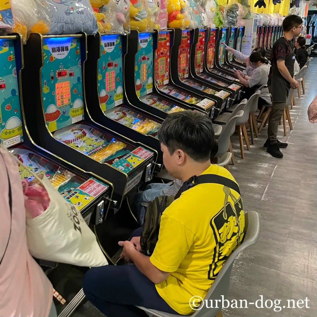 士林夜市のレトロゲーム