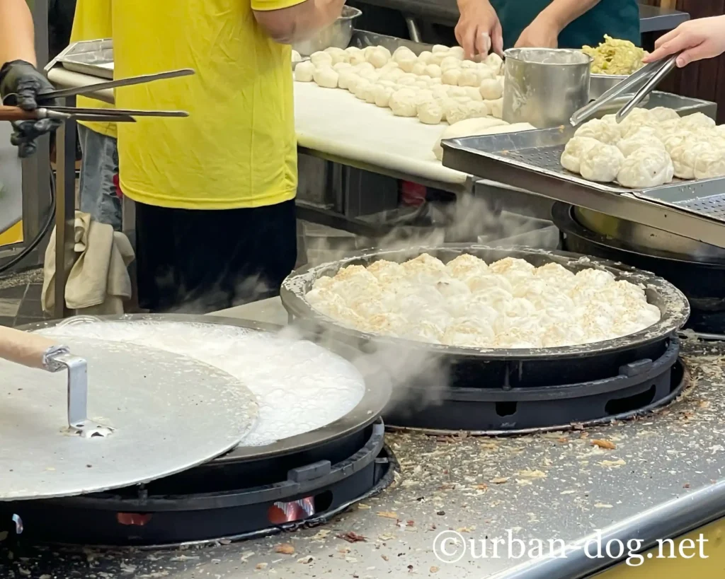 焼き小籠包の調理イメージ