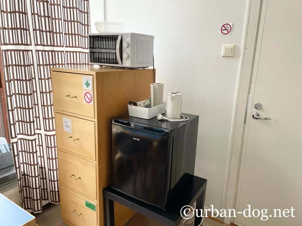 部屋の中の設備