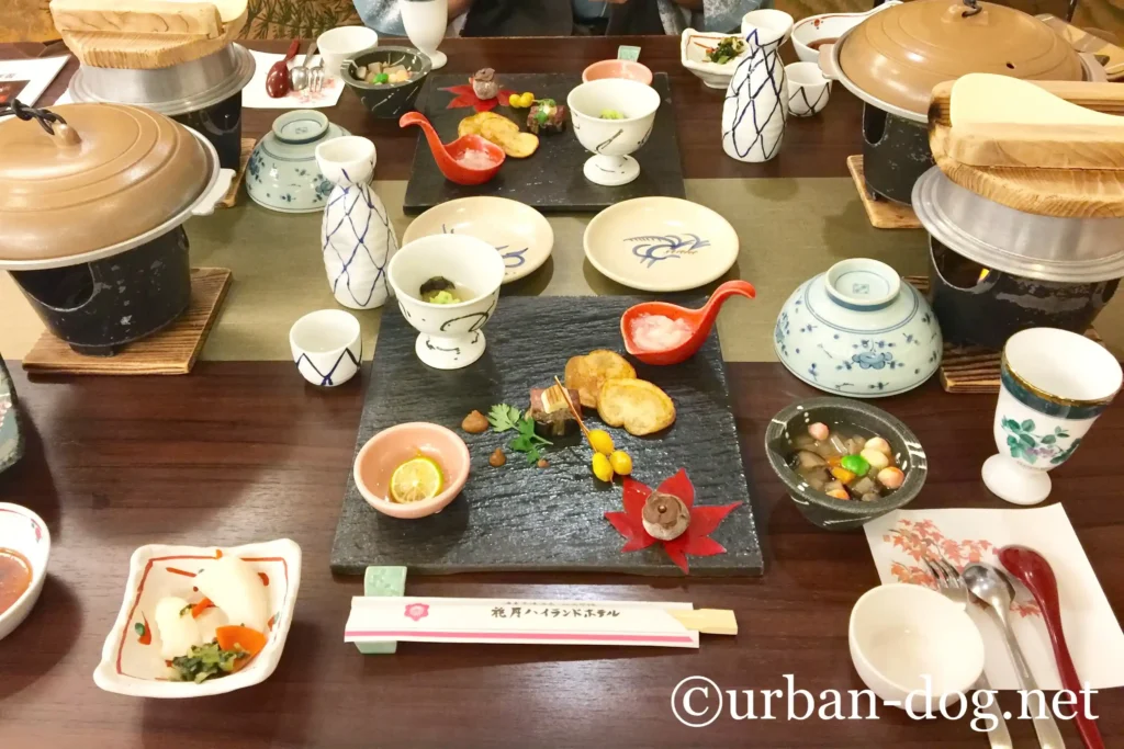花月ハイランドホテルの夕食イメージ
